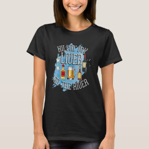 Bier Boot ist ein guter Tag, um auf einem Boot tri T-Shirt
