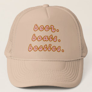 Bier, Boote & Besties Trucker Hat Truckerkappe