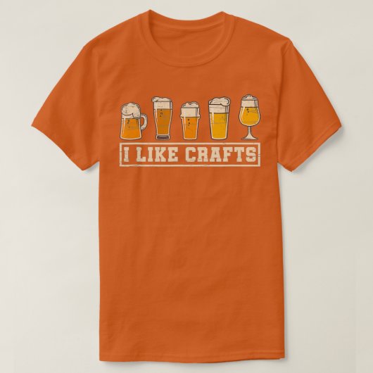 Bier Brauen Trinkgetränk T-Shirt (Design vorne)