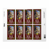 Bier Brauer Custom Foto Homebrewing Flasche Red (Vorne)