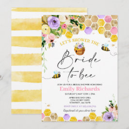 Bier Brautparty Rosa und Goldflorenbraut zu sein Einladung