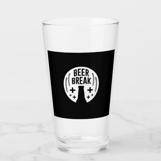 Bier Break Glas (Vorderseite)