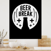 Bier Break Poster (Küche)