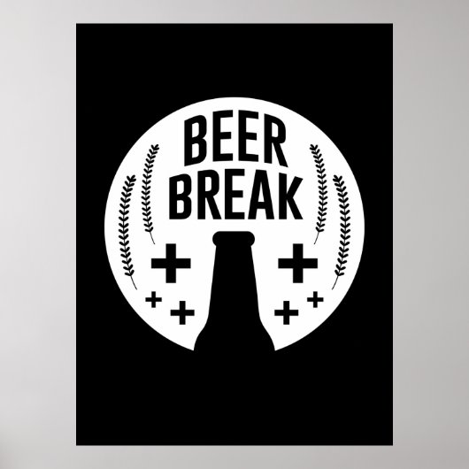 Bier Break Poster (Vorne)