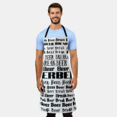 Bier Break Schürze (Getragen)