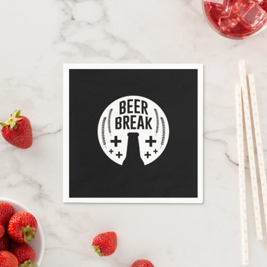 Bier Break Serviette (Beispiel)