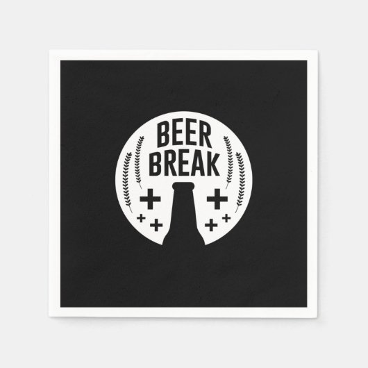 Bier Break Serviette (Vorderseite)