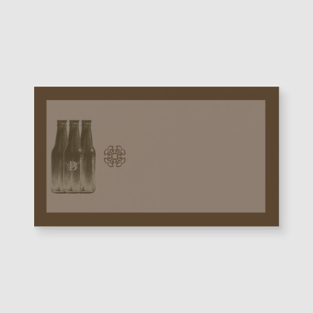 Bier Brew Magnetkarte (Vorderseite)