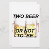 Bier Briefpapier (Vorne/Hinten)