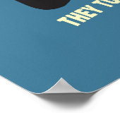 Bier-Brille: Bier in Wow verwandeln Poster (Ecke)