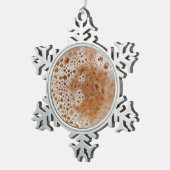 BIER BUBBLES SCHNEEFLOCKEN Zinn-Ornament (Rechts)