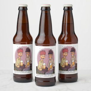 Bier Buddies Bierflaschenetikett