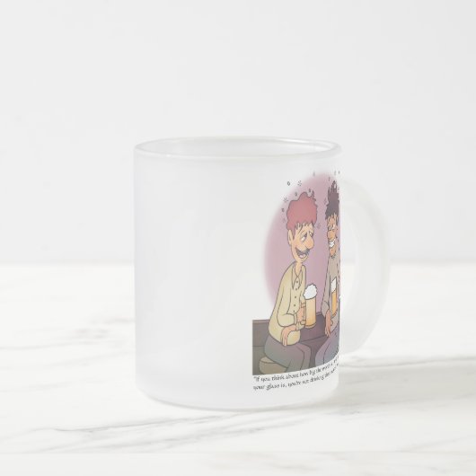 Bier Buddies Mattiertes Glas Mattglastasse (VorderseiteRechts)
