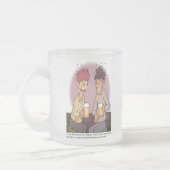 Bier Buddies Mattiertes Glas Mattglastasse (Links)