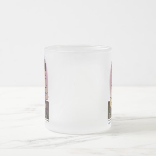 Bier Buddies Mattiertes Glas Mattglastasse (Mittel)