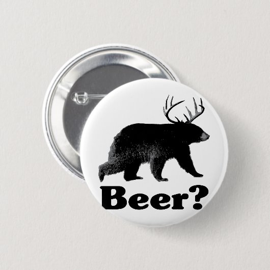 Bier? Button (Vorne & Hinten)