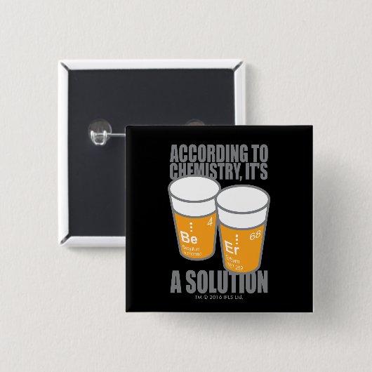 BIER BUTTON (Vorne & Hinten)