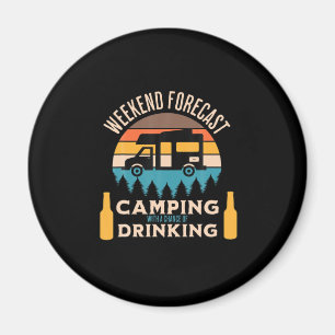 Bier Camping Mit Bier Geburtstag Magnet