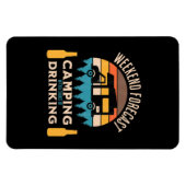Bier Camping mit Bier zum Geburtstag Magnet (Horizontal)