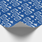 Bier Can Christmas Tree Wrapping Paper B Geschenkpapier (Ecke)