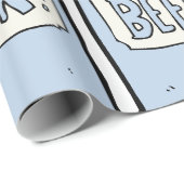 Bier Can Illustration Retro Bierdesign Geschenkpapier (Rolleneckpunkt)