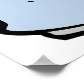 Bier Can Illustration Retro Bierdesign Poster (Ecke)