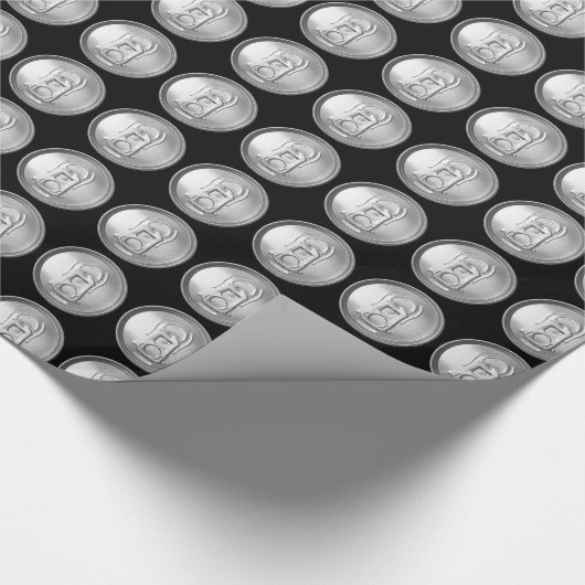 Bier Can Pop Lid Geschenkpapier (Ecke)