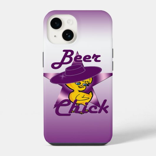 Bier-Chick #9 iPhone Hülle (Rückseite)