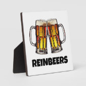 Bier Christmas Reinbeers Fotoplatte (Vorderseite)