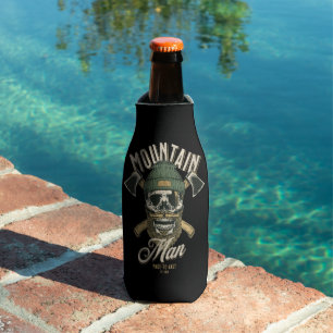 Bier cooler feat, mancher Dinge wie axe & a skull Flaschenkühler