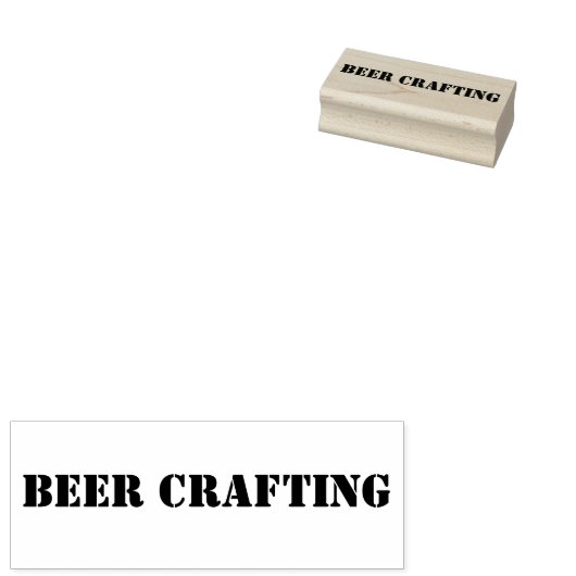 Bier Crafting Gummistempel (Stempel)