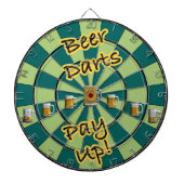 Bier Darts - Pay Up Dart Board Dartscheibe (vorne)