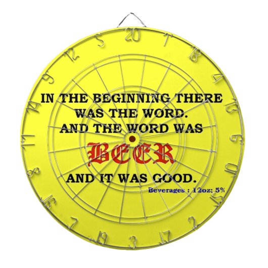 BIER DARTSCHEIBE (vorne)
