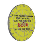 BIER DARTSCHEIBE (Vorderseite Links)