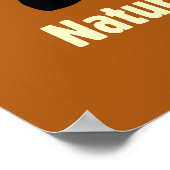 Bier: Das perfekte Essen der Natur Poster (Ecke)