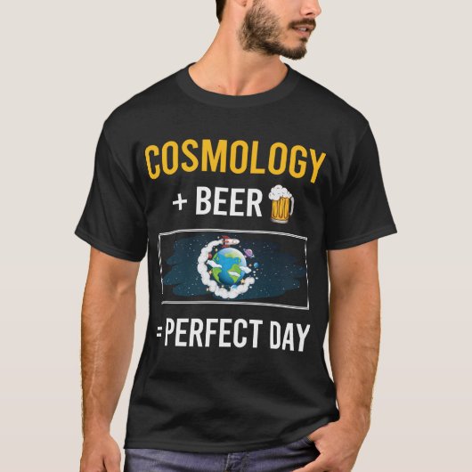 Bier Day Cosmology T-Shirt (Vorderseite)