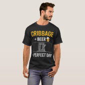 Bier Day Cribbage Crib Crib T-Shirt (Vorne ganz)