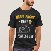 Bier Day Diesel-Motor T-Shirt (Vorderseite)