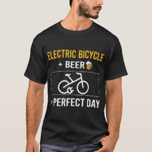 Bier Day Electric Bicycle E Bike Ebike T-Shirt