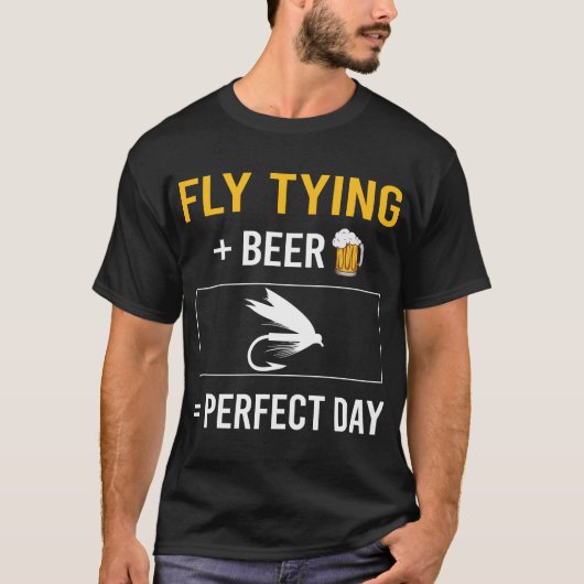 Bier Day Fly Tying T-Shirt (Vorderseite)