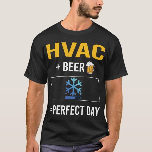 Bier Day HVAC T-Shirt (Vorderseite)