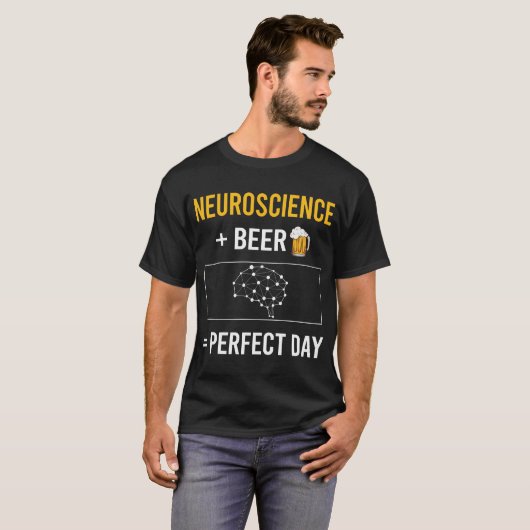 Bier Day Neurobiology Neurobiologin T-Shirt (Vorne ganz)