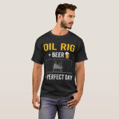 Bier Day Oil Rig Roughneck Offshore T-Shirt (Vorne ganz)