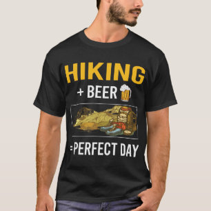 Bier Day Wandern Wandern T-Shirt