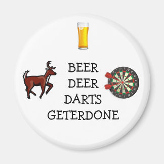 BIER DEER DARTS MAGNET