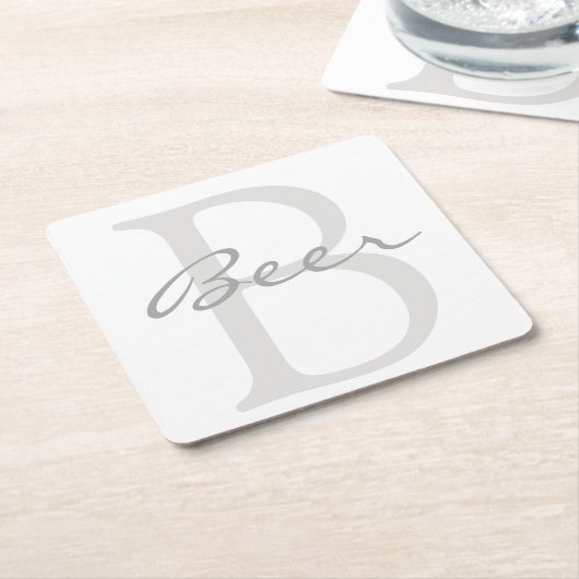 Bier, dein eigener Text, Untersetzer (angewinkelt)