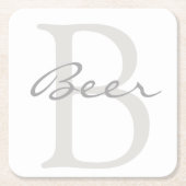 Bier, dein eigener Text, Untersetzer (Vorderseite)