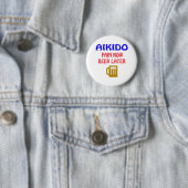 Bier der Aikidoschmerz jetzt später Button (Beispiel)