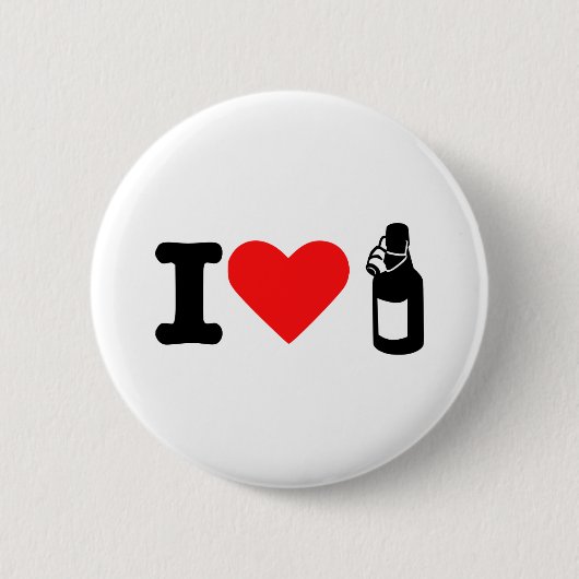 Bier der Liebe I Button (Vorderseite)