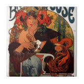 Bier der Maas durch Alphonse Mucha Fliese (Vorderseite)